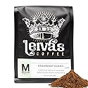 Leiva’s Breakfast Blend Medium Roast Coffee (8oz), Freshly Roasted, Small Batch Guatemalan Beans - Organic Single Origin Coffee Ground - Low Acidity