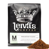 Leiva’s Breakfast Blend Medium Roast Coffee (8oz), Freshly Roasted, Small Batch Guatemalan Beans - Organic Single Origin Coffee Ground - Low Acidity