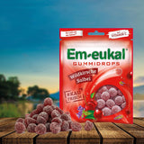 Em-eukal Gummidrops Composition of Juicy-Fruity Wild Cherry and Fresh Sage - Chewing Pleasure in a Class of its Own,90 g.(Pack of1)