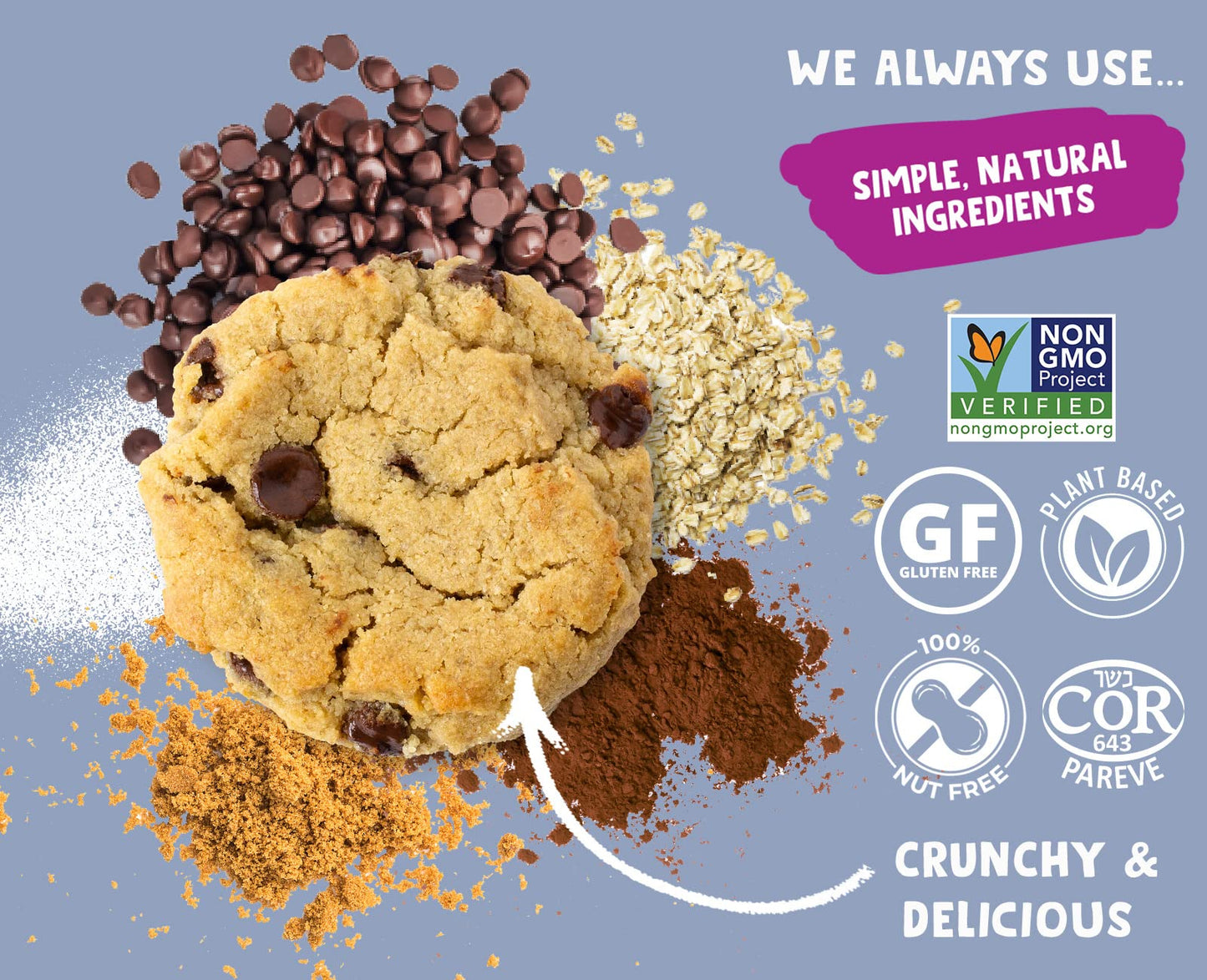 Allergy Smart Chocolate Chip Cookies, 140 GR