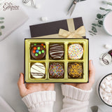 Gourmet Cookies Gift Basket - Delicious Chocolate Gift Basket Great for Birthday Treats for Women and Men - Fancy Chocolate Covered Cookies