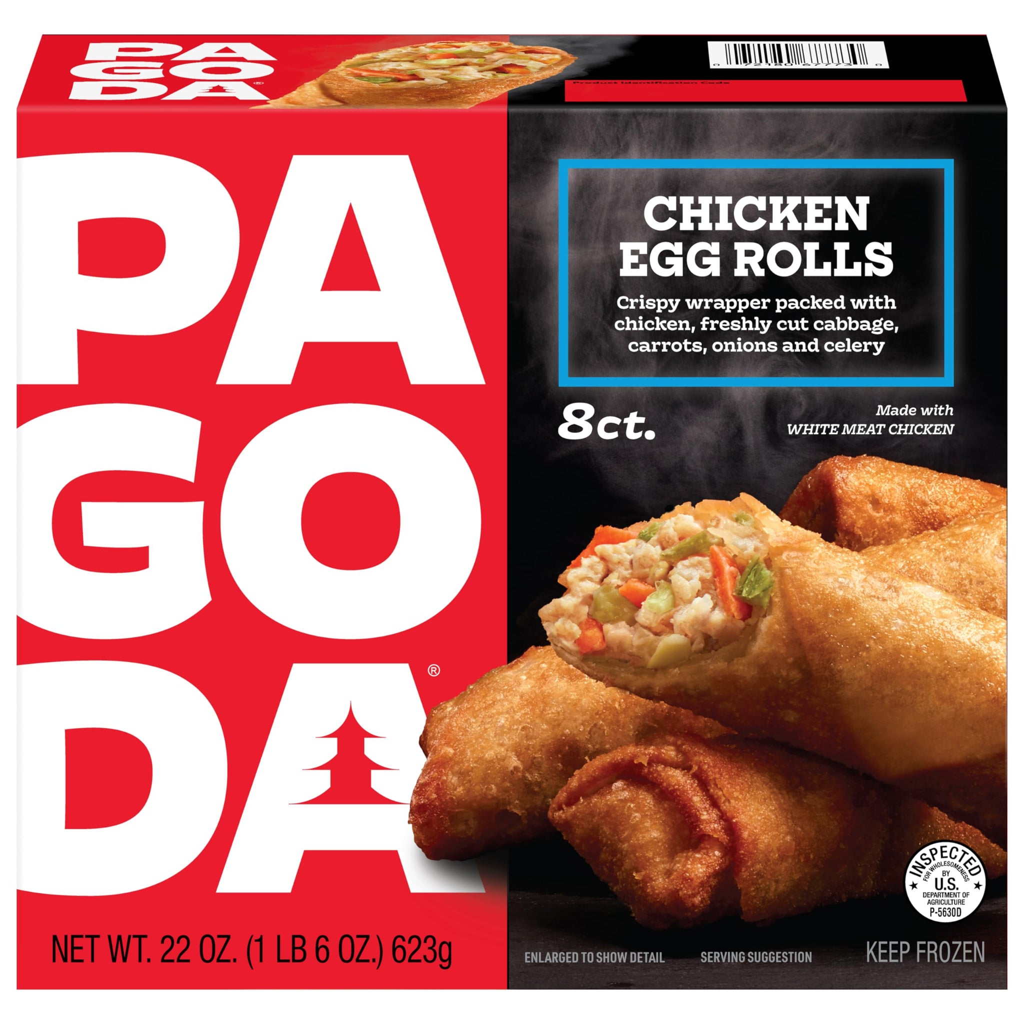 Pagoda Chicken Egg Rolls, 22 Oz