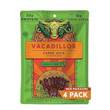 Vacadillos - High Protein Carne Seca | 30g Protein, Sugar Free, Carbs Free, Gluten Free, Dairy Free, Keto & Paleo Friendly | Mexican Inspired Beef
