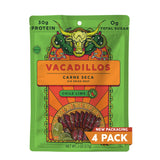 Vacadillos - High Protein Carne Seca | 30g Protein, Sugar Free, Carbs Free, Gluten Free, Dairy Free, Keto & Paleo Friendly | Mexican Inspired Beef