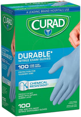 Curad Nitrile Exam Gloves, One Size Fits Most, 100 Count (Pack of 2)