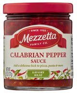 Mezzetta Calabrian Pepper Sauce - Fruity Fiery Flavor with Extra Virgin Olive Oil - Italian Ingredient for Pizza, Pasta, Sandwiches - Red Bell Pepper