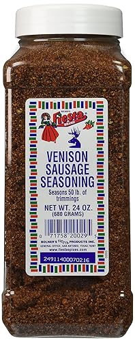 Bolner's Fiesta Venison And Other Game Meat Sausage Seasoning, 24 Oz.