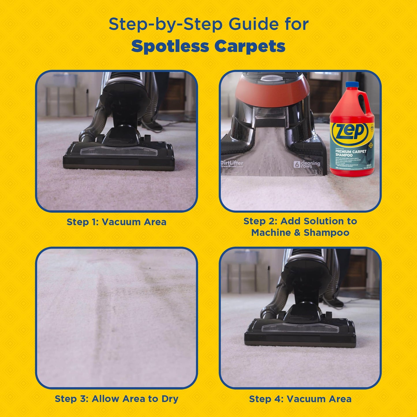 Zep Shampoo Carpet PREM 64OZ ZUPXC646