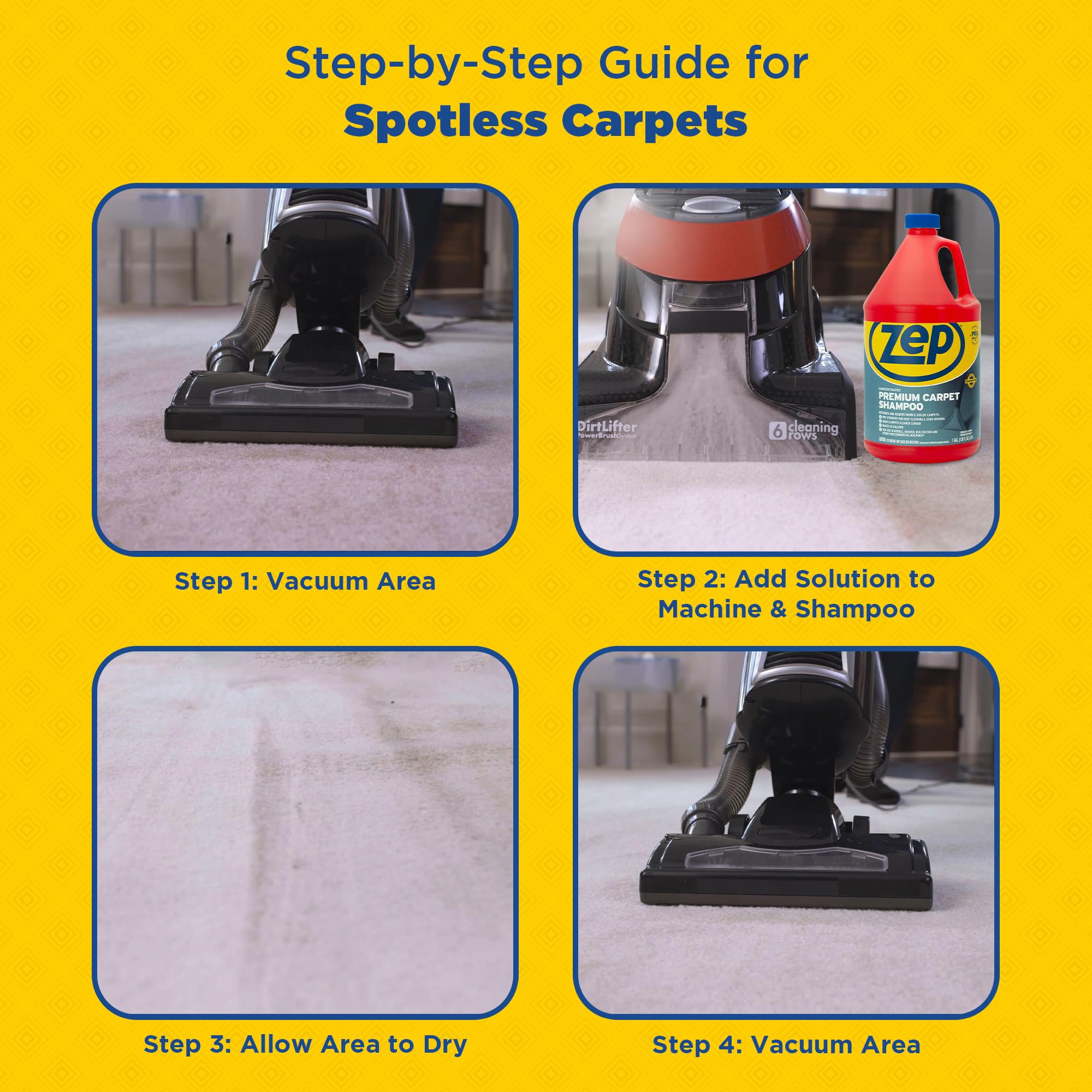 Zep Shampoo Carpet PREM 64OZ ZUPXC646