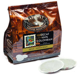 Baronet Coffee Pods [DECAF Colombian -54 Pods] Single Cup Use Like Senseo - 3 Bags of 18 Single Serve 8 Gram, Regular Strength, Medium Roast [DECAF