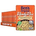 BEN'S ORIGINAL Ready Rice Whole Grain Medley Flavored Rice, Easy Dinner Side, 8.5 Oz Pouch (Pack of 12)