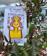 Red Rooster Coffee, Ethiopia Worka Sakaro Anaerobic Natural Coffee - Light Roast, Single Origin Landrace - Notes of Raspberry Tea, Milk Chocolate