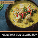 Verve CULTURE Thai for Two Cooking Kit | USDA-Organic Green Curry Cooking Kit | Authentic Thai Cuisine | Unique Cooking Gift Set | Vegan, Gluten-Free