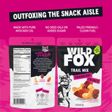 Wild Fox Trail Mix - Healthy Plant-Based Snack Made With Pure Avocado Oil And No Refined Sugar Or Seed Oils Ideal For Vegan Gluten-Free And Paleo