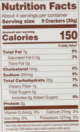 Simple Mills Veggie Pita Crackers, Himalayan Salt - Gluten Free, Vegan, Healthy Snacks, Paleo Friendly, 4.25 Ounce (Pack of 1)