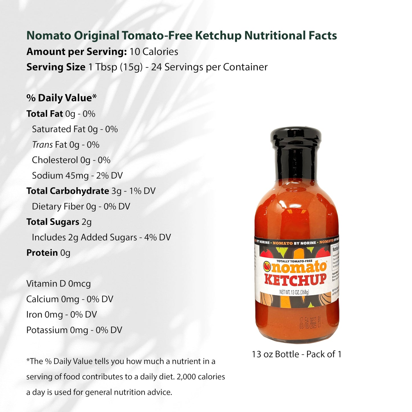 Nomato Bundle Pack Nomato- The Original Tomato Free Marinara Pasta Sauce (24 oz jar) + Nomato - The original all-natural tomato-free ketchup (12 oz