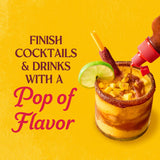 Cholula Chamoy Sauce, Sweet & Spicy, Tangy Drizzle Sauce with Arbol Chiles and Sweet Hibiscus, For Fruit, Cocktails, Desserts and More, 8 fl oz