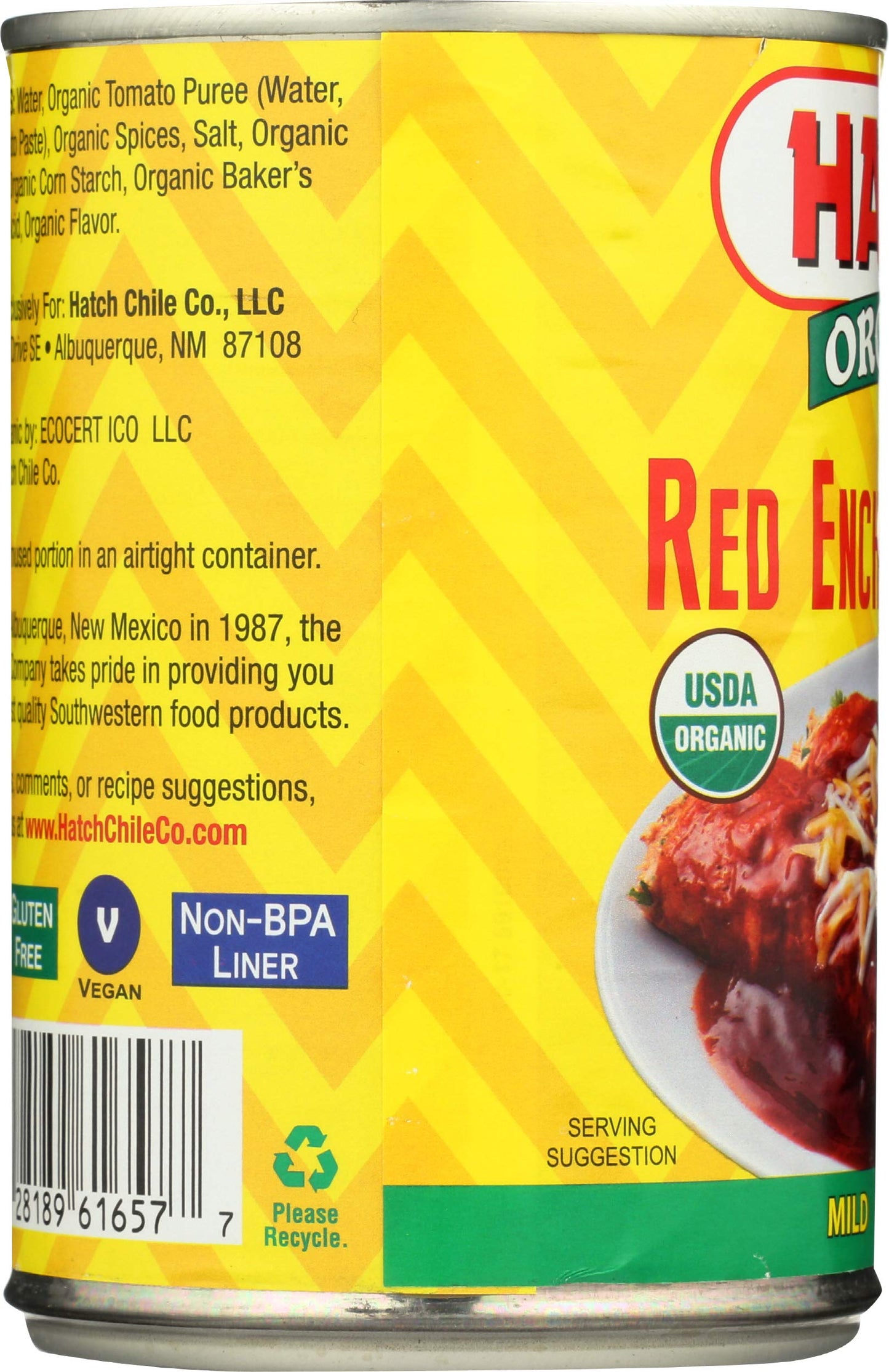 Hatch Red Enchilada Sauce, Mild, 15-Ounce Cans (Pack of 12)
