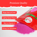 Byait Freeze Dried Dragon Fruit Powder 16 Oz, Fine Pitaya Powder for Food Coloring, Baking, Smoothies, Drinks, Ice Cream, Cocktails, Vegan, Non-GMO