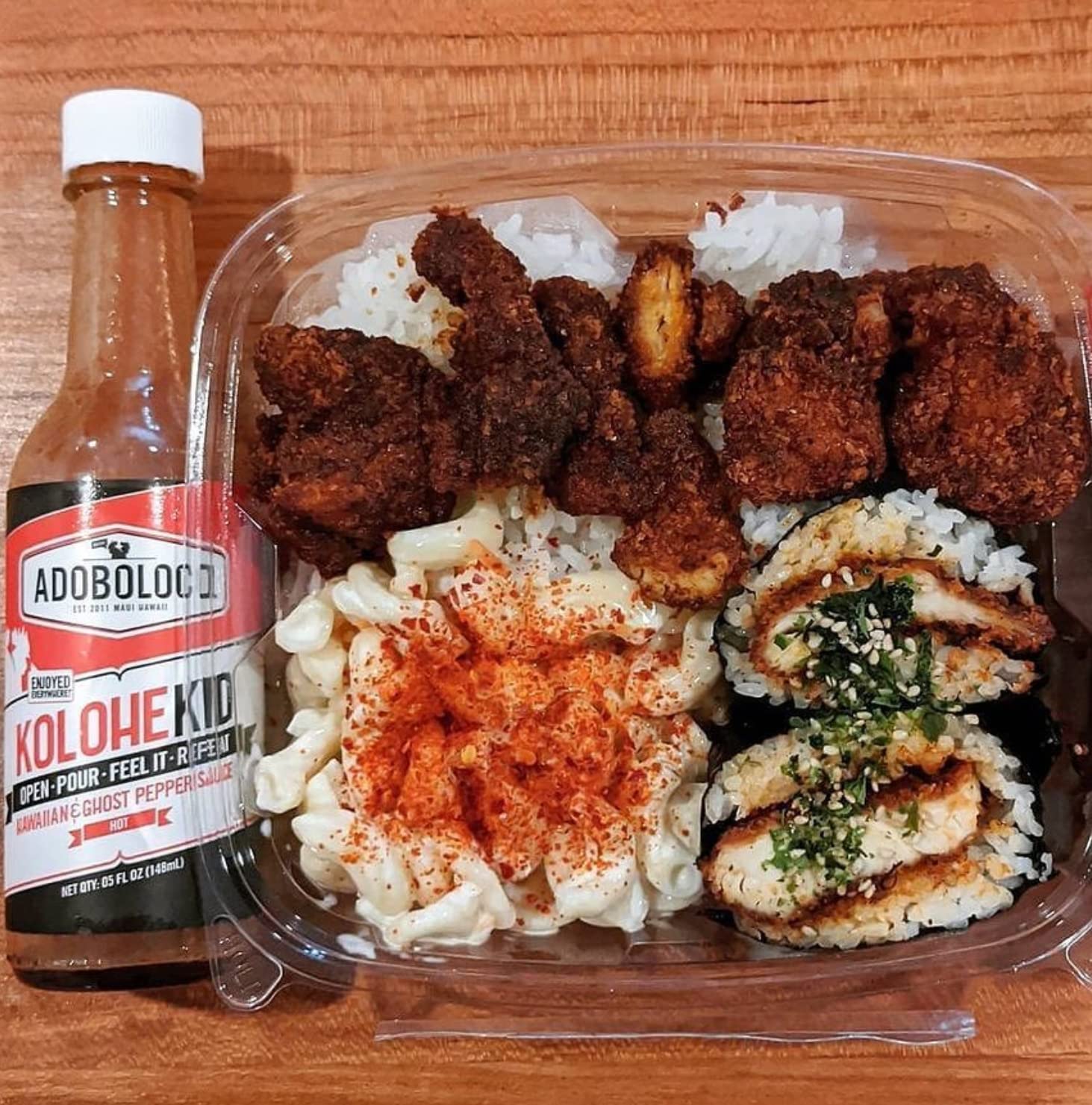 Adoboloco Hot Sauce Kolohekid Hawaiian Spicy Sauce (3-Pack) 5oz Hot Ghost Pepper Chili Sauce - Featured on Hot Ones!