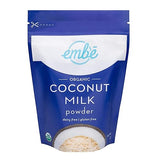 emb? Organic Coconut Milk Powder | Unsweetened | Dairy Free Coffee Creamer | Vegan | Non GMO | Dairy Free | Gluten Free | Soy Free | Lactose Free | Keto & Paleo Friendly | 7 oz | 1-pack