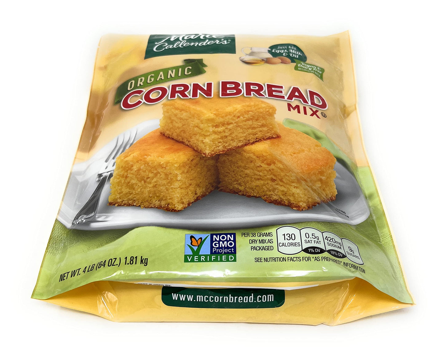 Marie Callendar's Organic Cornbread and Muffin Mix, 4 lb Bag (64oz)