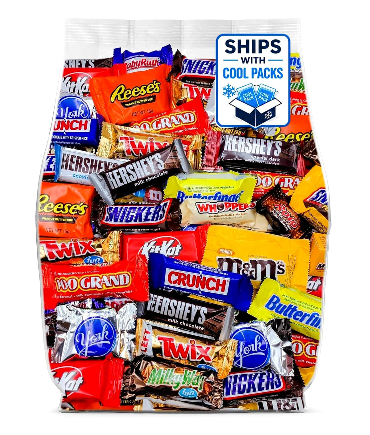 Assorted Chocolate Candy Variety Pack - 5lb Bulk Chocolate Candy Individually Wrapped - Bulk Candy Assortment for Pinata Stuffers, Party Favors