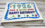 RETRO CANDY YUM ~ 1926 100th Birthday Gift Box Retro Nostalgic Candy Mix for 100 Year Old Man or Woman Born 1926