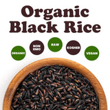 Food to Live Organic Black Rice, 1.5 Pounds - Whole Grain Non-GMO Rice. Nutty and Sweet Flavor. Rich in Antioxidants and Dietary Fiber. Kosher, Vegan.