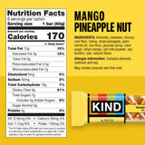 KIND Healthy Snack Bars, Mango Pineapple, Strawberry Sunflower Seed, Cranberry Almond, Gluten Free, High Fiber Snacks, 18ct