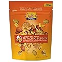 Setton Farms Pistachio Pub Mix 11 Oz. Value Bag. With Buffalo Wing Pistachios, Ranch Corn Nuts, Honey Roasted Sesame Chips and Hickory Almonds.