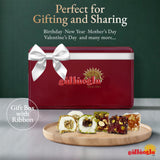 Gulluoglu Assorted Premium Turkish Delight Candy Gift Set, 1.65 lb - 750 gr, Approx. 30-32 pieces, daily fresh shipment from Istanbul/Turkey