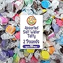 Assorted Salt Water Taffy Individually Wrapped - 2 Pound Bag - Saltwater Taffy Bulk Candy Individually Wrapped - Old Fashioned Retro Candy - Party