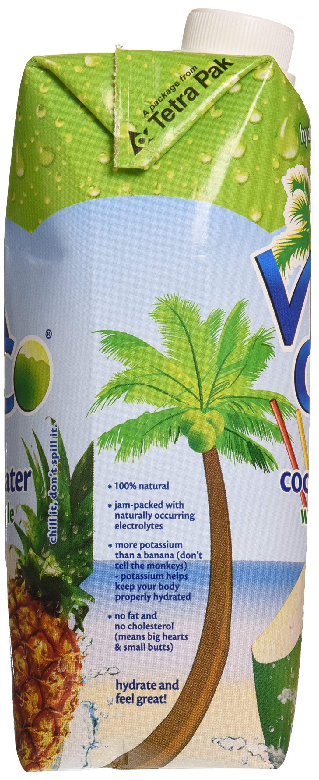 Vita Coco Pineapple Coconut Water, 500 Milliliter - 12 per case.12