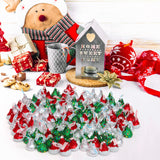 Candykrave Hershey'ss Festive Kisses Chocolate candy - 4LB (400 pcs) Bulk christmas chocolate Candy - Delicious Red, Green & Silver Foil Bulk