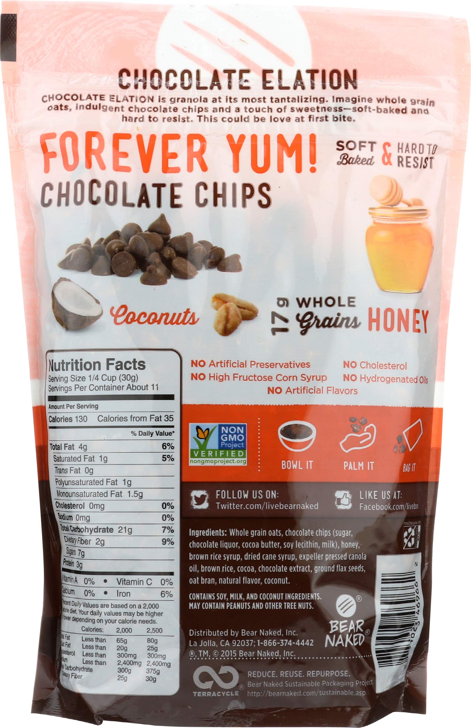 Kashi Granola, Heavenly Chocolat, 12-Ounce (Pack of 3)