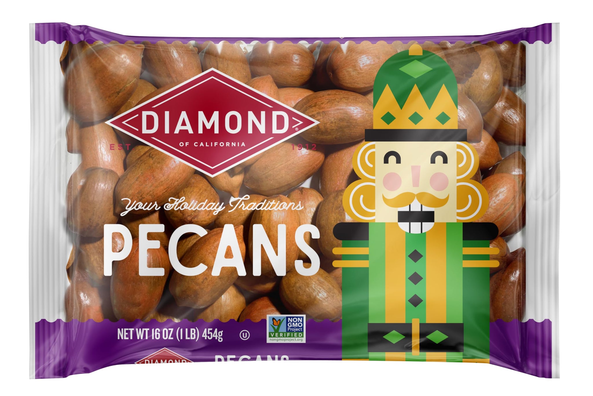 Diamond of California In-Shell Extra-Large Pecans, 16.0 oz Bag