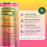 Bloom Nutrition Sparkling Energy Drink - Natural Caffeine, Zero Sugar, 180mg Caffeine - Antioxidant-Rich with Green Coffee Bean, Green Tea Extract