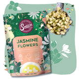 Suncore Foods Dried Jasmine Flowers, Gluten-Free, 1 oz, for Tea, Baking, and Therapy
