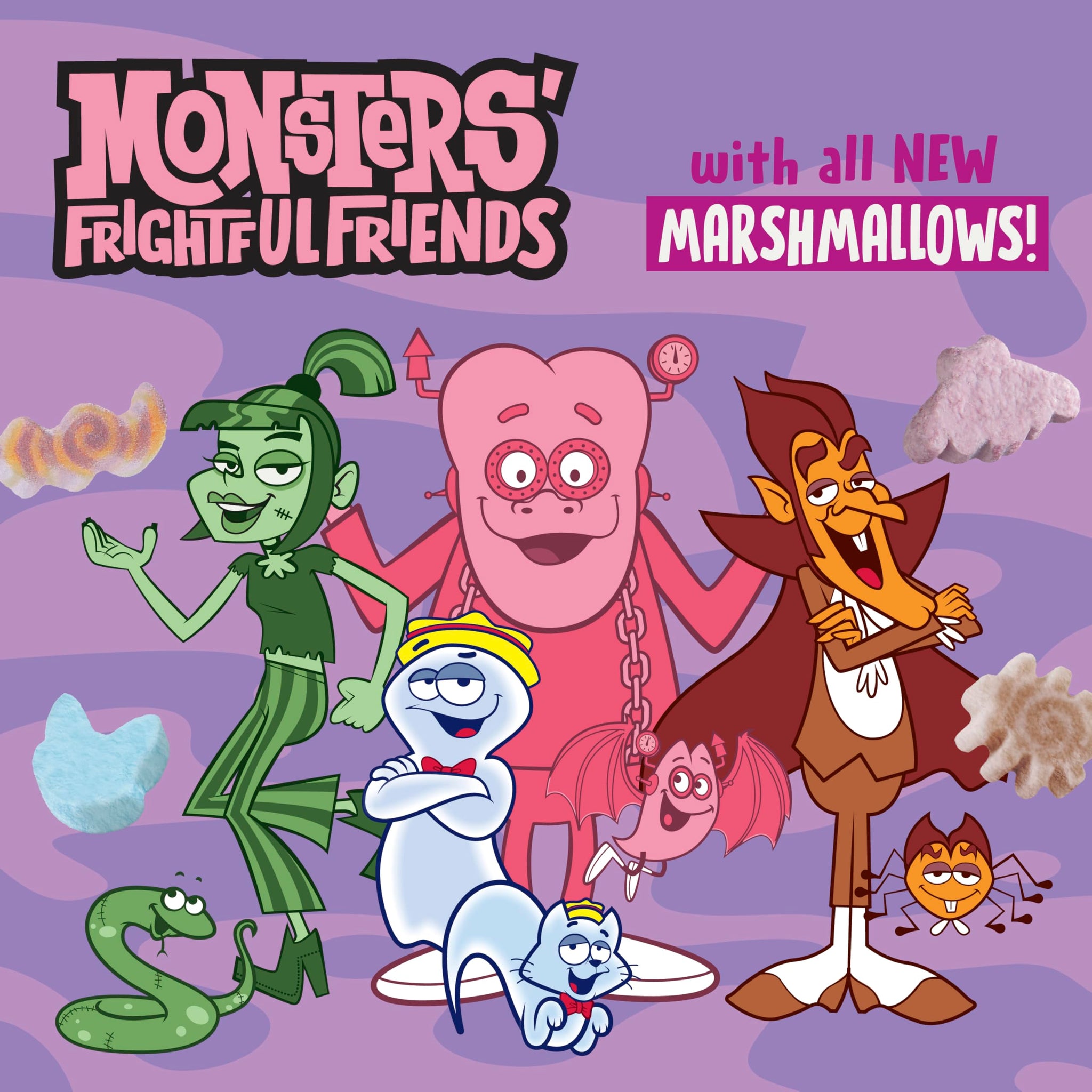 Monster Mash Remix Cereal with Monster Marshmallows, Kids Breakfast Cereal, Limited Edition, Made with Whole Grain, Family Size, 16 oz