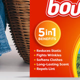 Bounce Fabric Softener Dryer Sheets, Outdoor Fresh Scent, 34 Count