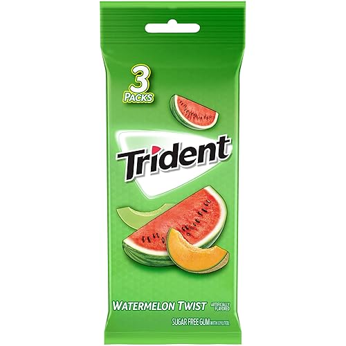 Trident Sugar-Free Chewing Gum, Watermelon Twist Flavor, 42 Count (Pack of 1)