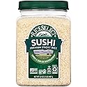 RiceSelect Sushi Rice, Premium Short Grain Sticky Sushi and Japanese Rice, Gluten-Free, Non-GMO, Kosher, 32oz Jar (Pack of 1)