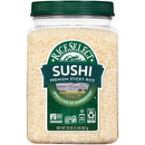 RiceSelect Sushi Rice, Premium Short Grain Sticky Sushi and Japanese Rice, Gluten-Free, Non-GMO, Kosher, 32oz Jar (Pack of 1)