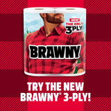 Brawny® Tear-A-Square® Paper Towels, 16 Double Rolls = 32 Regular Rolls