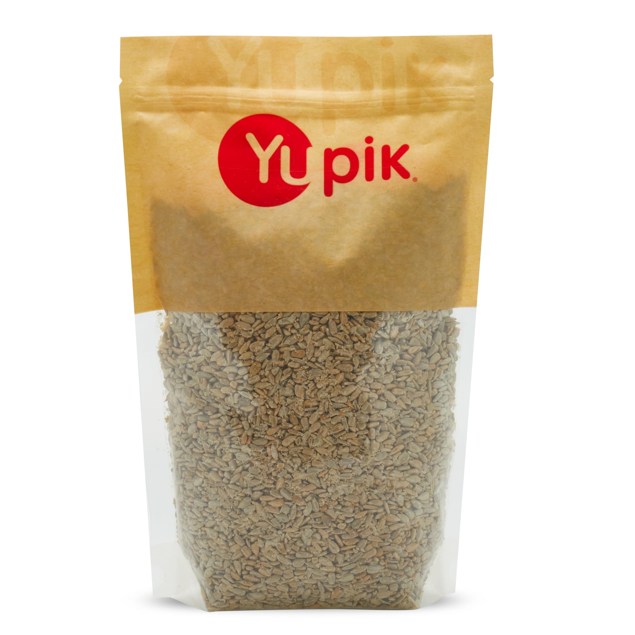 Yupik Roasted Sunflower Seeds, Unsalted, No Shell, 2.2 lb (35.2 oz), Gluten-Free, Vegan, Kosher, Shelled Seeds, Salt-Free, Source of Fiber & Iron
