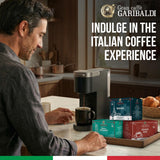 Caffè Garibaldi French Roast Coffee Pods, Single-Serve Capsules for Keurig K-Cup Brewers, Single Serve Cups with Arabica Blend for Coffee Makers, 72