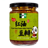 NPG Pixian Broad Bean Chili Paste 7 oz, Hongyou Doubanjiang with Chili Oil
