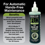 iFLO® Severe Clog Relief™ - 5X A/C Drain Line Cleaner Concentrate - Heavy-Duty HVAC System Solution for Tough Clogs & Buildup - Professional Liquid