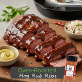 Organic Pork BBQ Seasoning, FreshJax Hog Rub Sweet Savory Smoked Rub 4.4oz